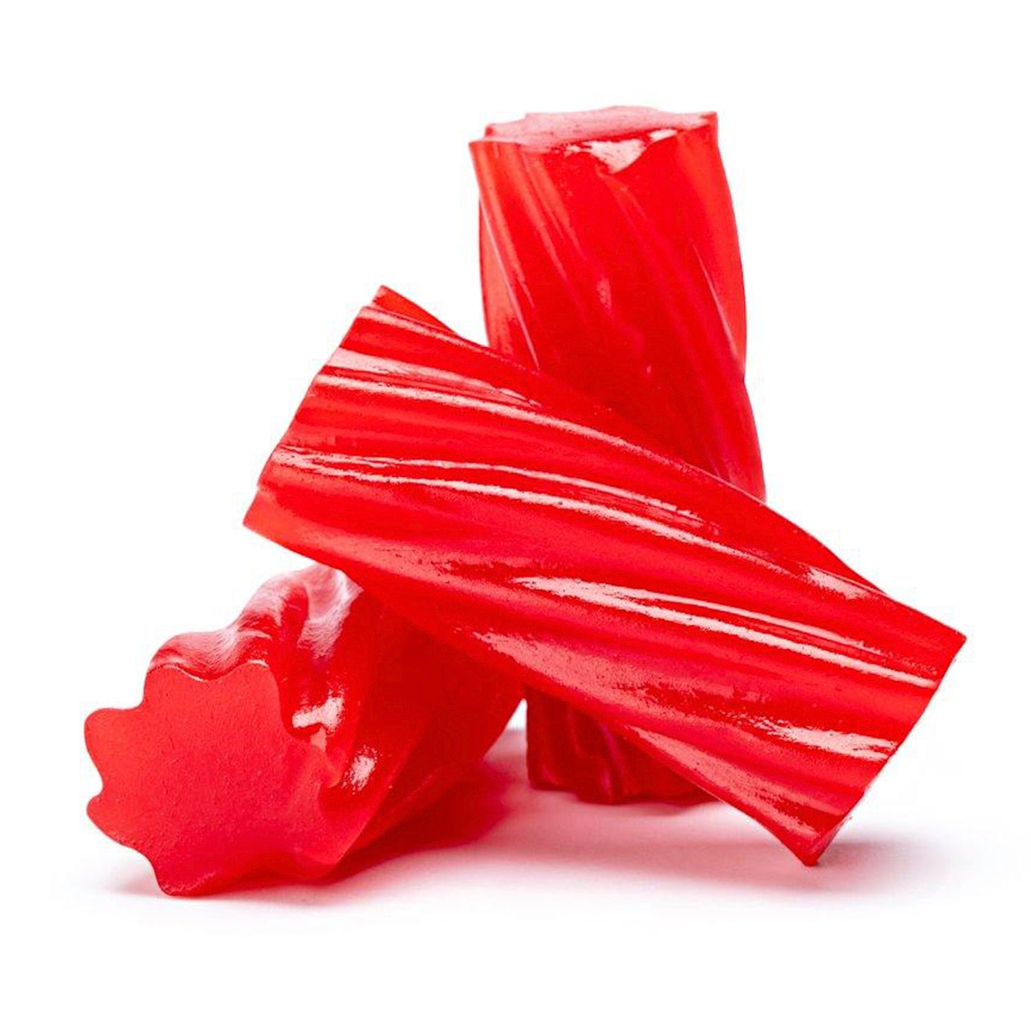 Australian Red Strawberry Licorice - Soft & Chewy Gourmet Candy (1lb Tube)