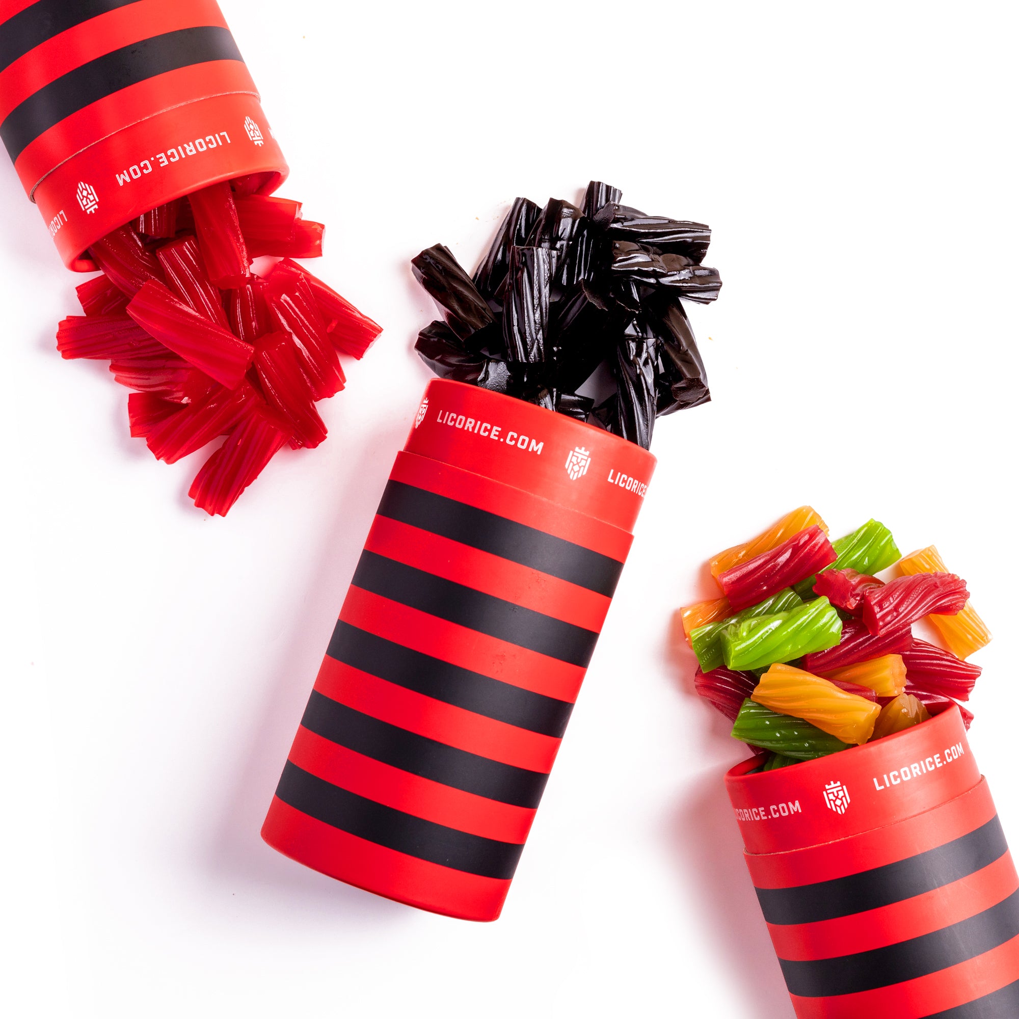 Australian Licorice Assortment Bundle - Red, Black & Mix Flavors (1 lb Each)