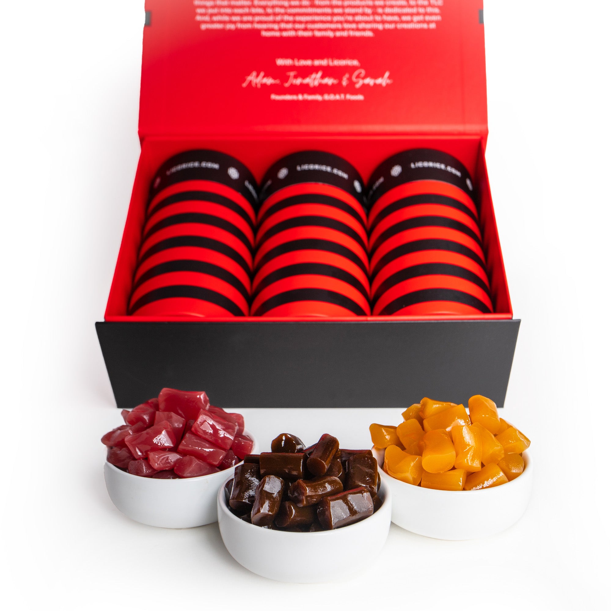 Sugar Free Licorice Gift Box - Finnish Flavors - 3 Pack