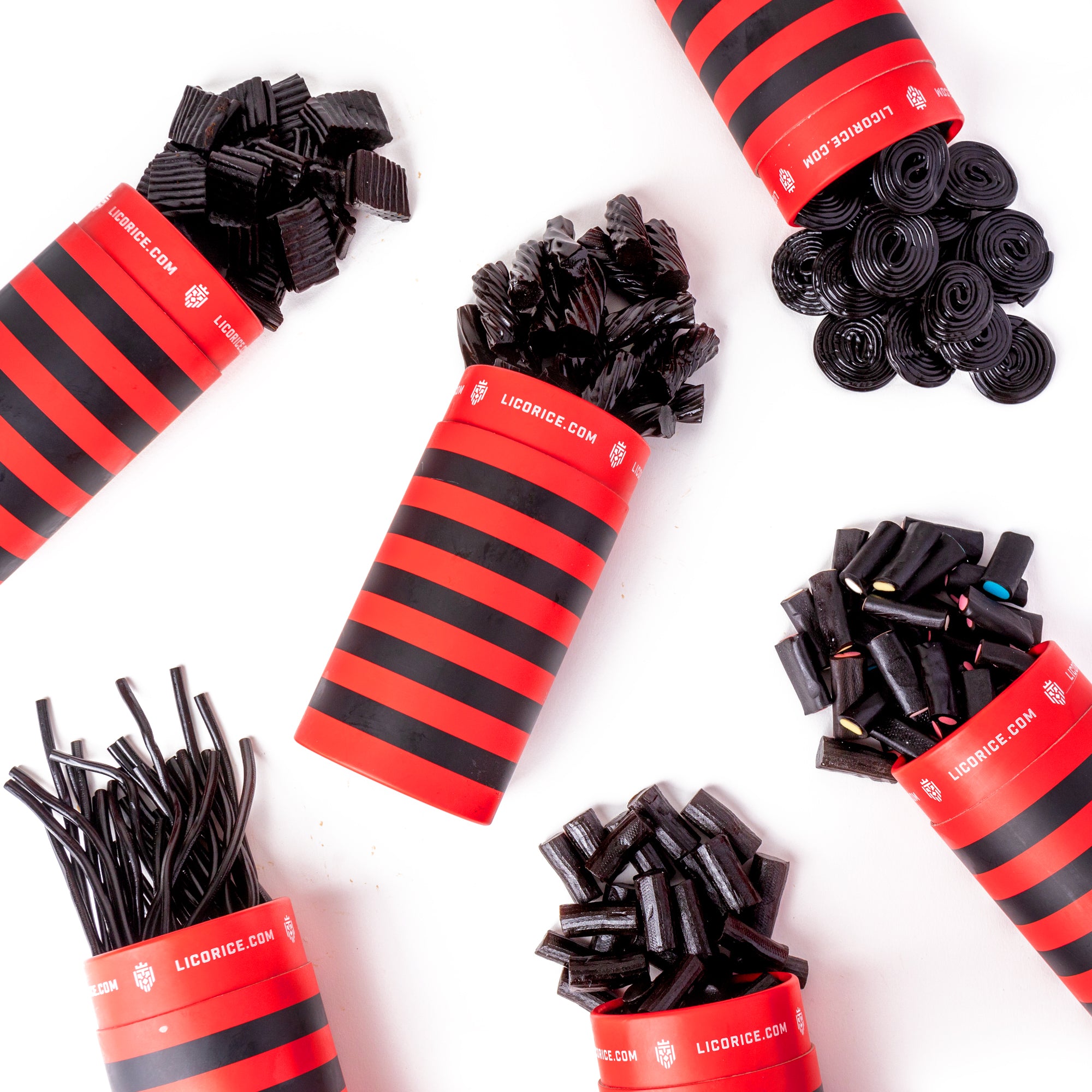 Black Licorice Variety Pack - 6 Premium Flavors (1 lb Each)