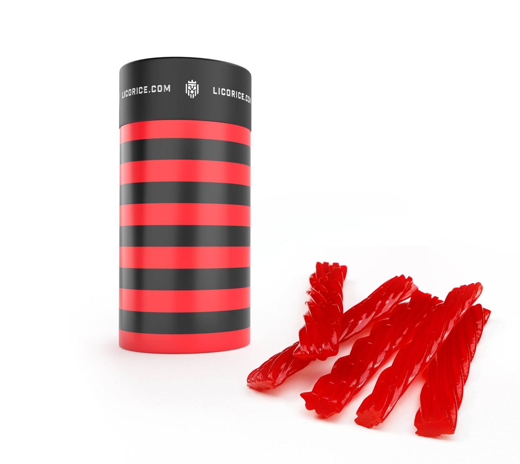 Spicy Cinnamon Licorice Twists – 1 Pound Tube